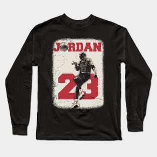 Vintage Distressed Michael Jordan Long Sleeve T-Shirt